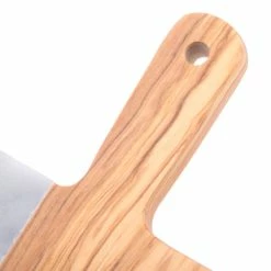American Metalcraft OWBG9 5 5/8" X 5 1/4" Olive Wood And Gray Marble Serving Board -Acopa Shop 1218023