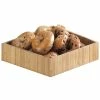 Cal-Mil 1477-12-60 Bamboo Deep Square Tray - 12" X 12" X 3 1/4"
