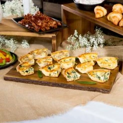 Tablecraft ACAR1812 Acacia Wood Rectangular Serving Board - 18" X 12" X 3/4" 10 Tablecraft ACAR1812 Acacia Wood Rectangular Serving Board - 18" X 12" X 3/4" -Acopa Shop 1336604