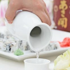 Acopa 10 Oz. Bright White Sake Bottle - 36/Case -Acopa Shop 1428217