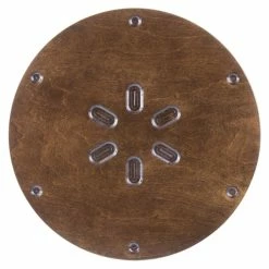 Bon Chef 85013 MAHOGANY 14" Mahogany Lazy Susan Turntable -Acopa Shop 1457079