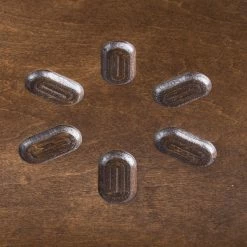 Bon Chef 85013 MAHOGANY 14" Mahogany Lazy Susan Turntable -Acopa Shop 1457082