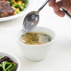 Acopa 8 Oz. Bright White Tapered Porcelain Bouillon - 12/Case -Acopa Shop 1474416