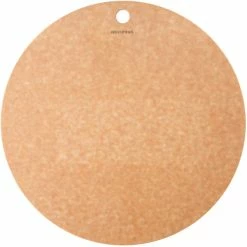 Epicurean 429-001401 14" Natural Richlite Wood Fiber Round Pizza Board -Acopa Shop 1480273