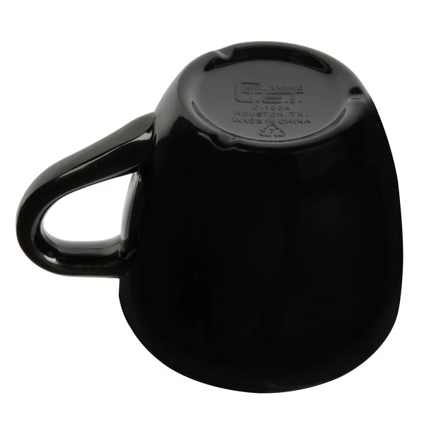 GET Enterprises GET C-1004-BK Black Elegance 3 Oz. Espresso Cup - 48/Case 7 GET Enterprises GET C-1004-BK Black Elegance 3 Oz. Espresso Cup - 48/Case - Image 5