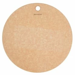 Epicurean 429-001201 12" Natural Richlite Wood Fiber Round Pizza Board -Acopa Shop 1492819