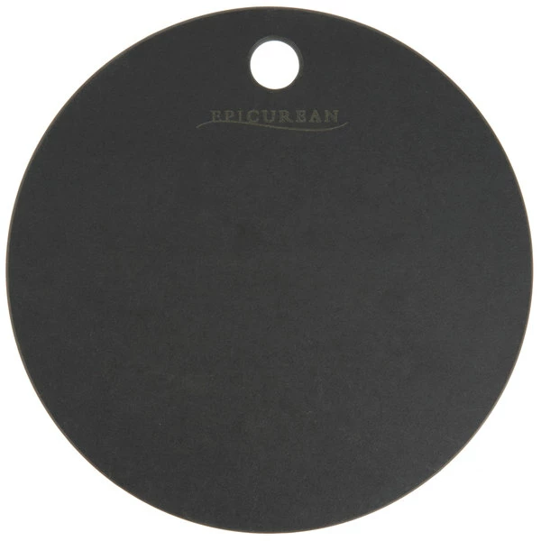 Epicurean 429-000802 8" Slate Richlite Wood Fiber Round Pizza Board 4 Epicurean 429-000802 8" Slate Richlite Wood Fiber Round Pizza Board - Image 2