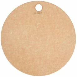 Epicurean 429-000801 8" Natural Richlite Wood Fiber Round Pizza Board -Acopa Shop 1495722