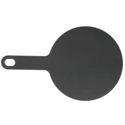 Epicurean 429-130802 8" Slate Richlite Wood Fiber Round Pizza Board With 5" Handle -Acopa Shop 1495847