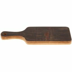 American Metalcraft BWBS 13 1/4" X 5" Carbonized Bamboo Serving Peel -Acopa Shop 1541774