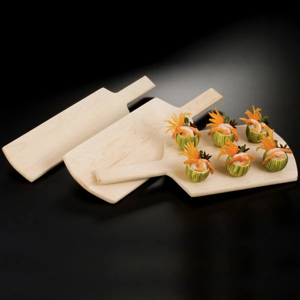 American Metalcraft MSB2 12 1/2" X 4 3/8" Wood Serving Peel 6 American Metalcraft MSB2 12 1/2" X 4 3/8" Wood Serving Peel - Image 4