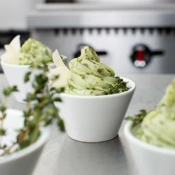 Acopa 8 Oz. Bright White Tapered Porcelain Bouillon - 12/Case -Acopa Shop 1603871