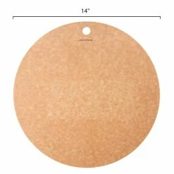 Epicurean 429-001401 14" Natural Richlite Wood Fiber Round Pizza Board -Acopa Shop 1639177