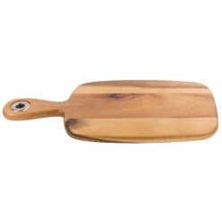 Tablecraft ACAMBB1507 Acacia Wood Display Bread Board - 10 1/2" X 7 1/4" X 5/8" -Acopa Shop 1717201