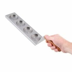 Tablecraft 20002 Better Burger 16" X 3 1/2" Stainless Steel Spatula Server / Flight -Acopa Shop 1739063