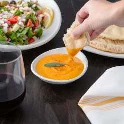 Acopa 4 Oz. Bright White Oval Porcelain Coupe Bowl - 36/Case -Acopa Shop 1766388