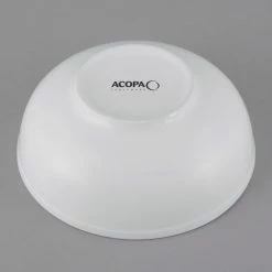 Acopa 58 Oz. Bright White Porcelain Menudo / Pasta / Salad Bowl - 12/Case -Acopa Shop 1781450
