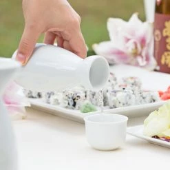 Acopa 6 Oz. Bright White Sake Bottle - 12/Pack 8 Acopa 6 Oz. Bright White Sake Bottle - 12/Pack -Acopa Shop 1781549