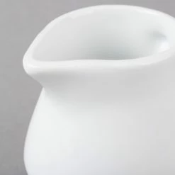 Acopa 3.5 Oz. Bright White Porcelain Creamer - 48/Case -Acopa Shop 1781612