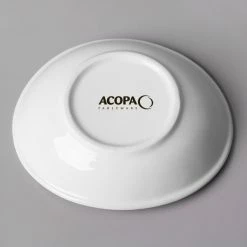 Acopa 4 Oz. Bright White Oval Porcelain Coupe Bowl - 36/Case -Acopa Shop 1782470
