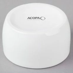 Acopa 2 Oz. Bright White Smooth Porcelain Ramekin - 12/Pack -Acopa Shop 1782677