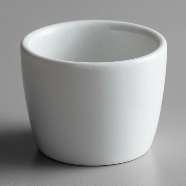 Tuxton BPF-015A 1.5 Oz. Porcelain White Chinese/ Asian China Sake Cup - 48/Case 4 Tuxton BPF-015A 1.5 Oz. Porcelain White Chinese/ Asian China Sake Cup - 48/Case - Image 2