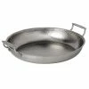 American Metalcraft THRD17 17" Round Hammered Stainless Steel Serving / Display Pan -Acopa Shop 1821530