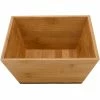 GET Enterprises BWL-9-BAM 9 1/2" X 9 1/2" X 4" Square Bamboo Bowl With Liner