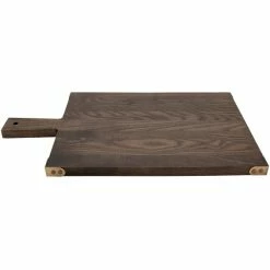 GET Enterprises GET WD-2-ASH Taproot 13" X 9 1/2" Walled Ash Wood Serving Board With Handle
