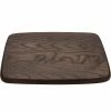 GET Enterprises GET WD-4-ASH Taproot 12" X 9" Walled Ash Rectangular Wood Serving Board With Rounded Edges