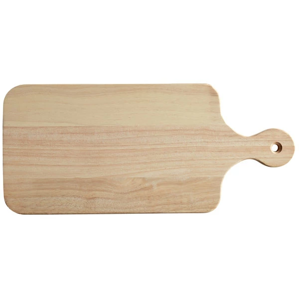 Choice 18" X 8" X 3/4" Large Wooden Bread / Charcuterie Cutting Board With Handle 4 Choice 18" X 8" X 3/4" Large Wooden Bread / Charcuterie Cutting Board With Handle - Image 2
