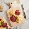 Choice 13 1/2" X 7 1/2" X 3/4" Medium Wooden Bread / Charcuterie Cutting Board With Handle -Acopa Shop 1933226