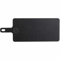 Epicurean 429-197502R 19" X 7 1/2" X 1/4" Slate Richlite Wood Fiber Cutting And Serving Board With 9" Handle And Ramekin Well