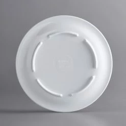 Acopa Foundations 5 1/2" White Narrow Rim Melamine Plate - 12/Case -Acopa Shop 1978121