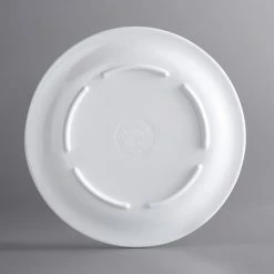 Acopa Foundations 7" White Narrow Rim Melamine Plate - 12/Case -Acopa Shop 1978131