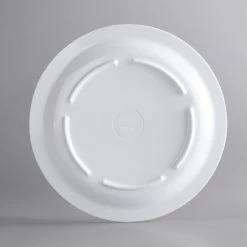Acopa Foundations 8" White Narrow Rim Melamine Plate - 12/Case -Acopa Shop 1980407