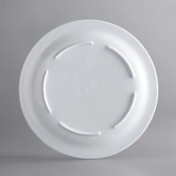 Acopa Foundations 9" White Narrow Rim Melamine Plate - 12/Case -Acopa Shop 1980410