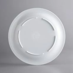 Acopa Foundations 10" White Narrow Rim Melamine Plate - 12/Case -Acopa Shop 1980413
