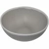 GET Enterprises GET B-305-DVG Pottery Market 1.5 Qt. Glazed Grey Melamine Bowl With White Trim - 12/Case