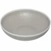 GET Enterprises GET B-320-DVG Pottery Market 4 Qt. Glazed Grey Melamine Bowl With White Trim - 3/Case