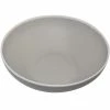 GET Enterprises GET B-330-DVG Pottery Market 5.5 Qt. Glazed Grey Melamine Bowl With White Trim - 3/Case -Acopa Shop 2049055