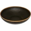 GET Enterprises GET B-350-BR Pottery Market 10 Qt. Glazed Brown Melamine Bowl With Clay Trim - 3/Case -Acopa Shop 2049116