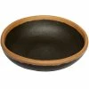 GET Enterprises GET B-35-BR Pottery Market 2.5 Oz. Glazed Brown Melamine Ramekin With Clay Trim - 48/Case