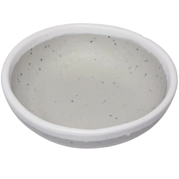 GET Enterprises GET B-35-DVG Pottery Market 2.5 Oz. Glazed Grey Melamine Ramekin With White Trim - 48/Case 3 GET Enterprises GET B-35-DVG Pottery Market 2.5 Oz. Glazed Grey Melamine Ramekin With White Trim - 48/Case