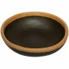 GET Enterprises GET B-55-BR Pottery Market 4.5 Oz. Glazed Brown Melamine Ramekin With Clay Trim - 48/Case -Acopa Shop 2049124