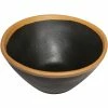GET Enterprises GET B-81-BR Pottery Market 8 Oz. Glazed Brown Melamine Bowl With Clay Trim - 24/Case -Acopa Shop 2049127