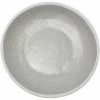 GET Enterprises GET P-100-DVG Pottery Market 1 Qt. Glazed Grey Melamine Serving Bowl With White Trim - 12/Case