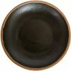 GET Enterprises GET P-83-BR Pottery Market 8" Coupe Glazed Brown Plate With Clay Trim - 24/Case -Acopa Shop 2049140