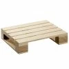 Solia WB00203 3 1/8" X 2 7/16" X 11/16" Small Wood Tray Pallet - 180/Case