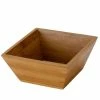 American Metalcraft BAM73 Square Bamboo Bowl - 7" X 3 3/8"